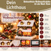 KI-generiertes Bild,LED Lichthaus 12,5cm 2x AA Batterie für Weihnachtsstadt Weihnachtsdorf