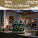 KI-generiertes Bild,LED Lichthaus 12,5cm 2x AA Batterie für Weihnachtsstadt Weihnachtsdorf
