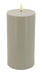 KI-generiertes Bild,Solar Outdoor LED 3D Stumpenkerze 20x7,5cm Sand Timer Kunststoff flackernde Kerze