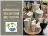 KI-generiertes Bild,Solar Outdoor LED 3D Stumpenkerze 20x7,5cm Sand Timer Kunststoff flackernde Kerze