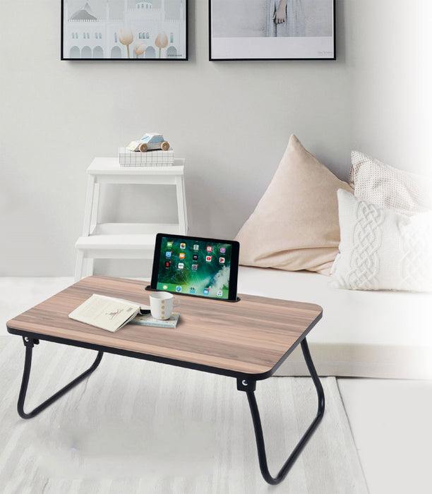 KI-generiertes Bild,Holz Laptoptisch Betttablett 53x30cm Frühstückstablett Serviertablett