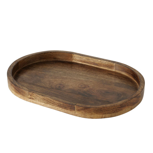 KI-generiertes Bild,Deko-Tablett Mango Holz Braun 29cm Rund Serviertablett Kerzen-Schale Obst-Schale