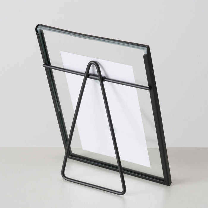 KI-generiertes Bild,Eleganter Glas Bilderrahmen Oslo 10x15cm Schwarz Klar Durchsichtig Fotorahmen