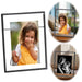 KI-generiertes Bild Eleganter Glas Bilderrahmen Oslo 10x15cm Schwarz Klar Durchsichtig Fotorahmen