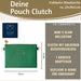 KI-generiertes Bild,Mimi's Glow Clutch Lia Dackel 22cm PU Leder Haptik Handtasche Kosmetiktasche