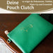 KI-generiertes Bild,Mimi's Glow Clutch Lia Dackel 22cm PU Leder Haptik Handtasche Kosmetiktasche