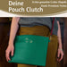 KI-generiertes Bild,Mimi's Glow Clutch Stella Dackel XL 30cm PU Leder Haptik Handtasche Kosmetiktasche