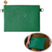 KI-generiertes Bild Mimi's Glow Clutch Stella Dackel XL 30cm PU Leder Haptik Handtasche Kosmetiktasche