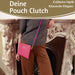 KI-generiertes Bild,Mimi's Glow Clutch Lia Pink 22cm PU Leder Haptik Handtasche Kosmetiktasche