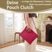 KI-generiertes Bild,Mimi's Glow Clutch Stella Pink XL 30cm PU Leder Haptik Handtasche Kosmetiktasche