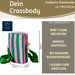 KI-generiertes Bild,Mimi's Glow Handytasche Ruby Grün Violett 19x12cm Crossbody Umhängetasche