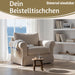 KI-generiertes Bild,Holz Pflanzenhocker 26x20cm Maritim Ocean Mini Tisch Deko Hocker Blumenständer