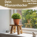 KI-generiertes Bild,Pflanzenhocker Teak Holz 21x16cm Mini Tisch Rechteckig Deko Hocker Blumenständer