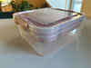 KI-generiertes Bild,Sortierbox Aufbewahrungsbox 26x11cm Rosa Stapelbox mit Deckel Kosmetik Organizer