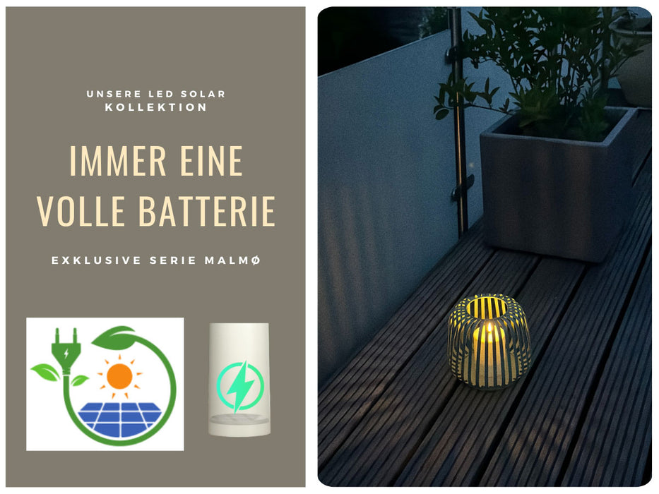 KI-generiertes Bild,Solar Outdoor LED Windlicht Lampe Grün 20cm Stumpenkerze Timer Metall Kunststoff