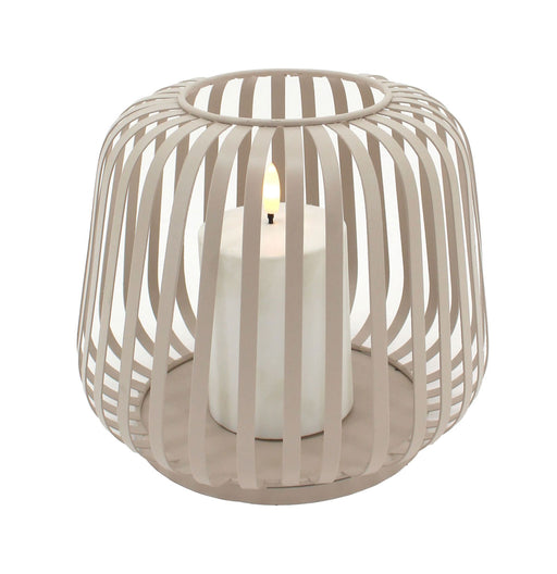 KI-generiertes Bild,Solar Outdoor LED Windlicht Lampe Sand 20cm Stumpenkerze Timer Metall Kunststoff