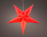 KI-generiertes Bild,3D Leuchtstern Papierstern Ø 60cm Rot Ornament 20 LED Beleuchtet Weihnachtsstern
