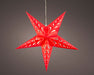 KI-generiertes Bild,3D Leuchtstern Papierstern Ø 60cm Rot 20 LED Beleuchtet Weihnachtsstern