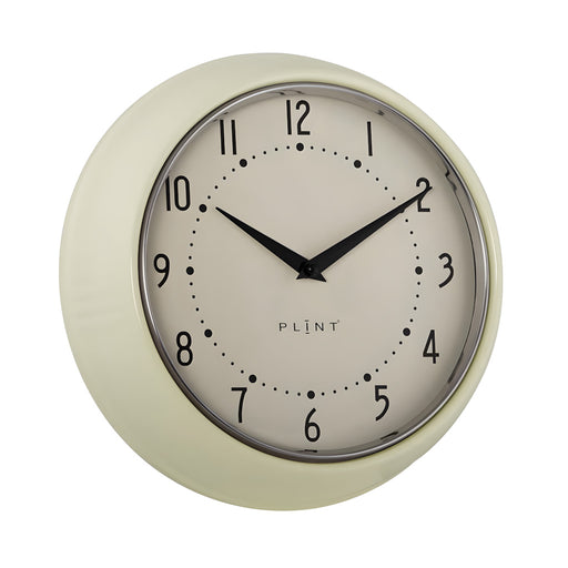 KI-generiertes Bild,Nostalgische Metall Wanduhr Cream 23cm Vintage Küchenuhr Bürouhr Retro Look