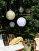 KI-generiertes Bild,Design Solar LED Lampion Gelb 30cm Lichtsensor Nylon Gartenlaterne Hängelampe