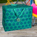 KI-generiertes Bild,XXL Jumbo Bag Blau Türkis Spotlight 55cm Aufbewahrungstasche Einkaufstasche