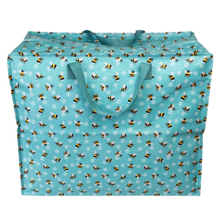 KI-generiertes Bild,XXL Jumbo Bag Bumblebee Türkis 55cm Aufbewahrungstasche Einkaufstasche