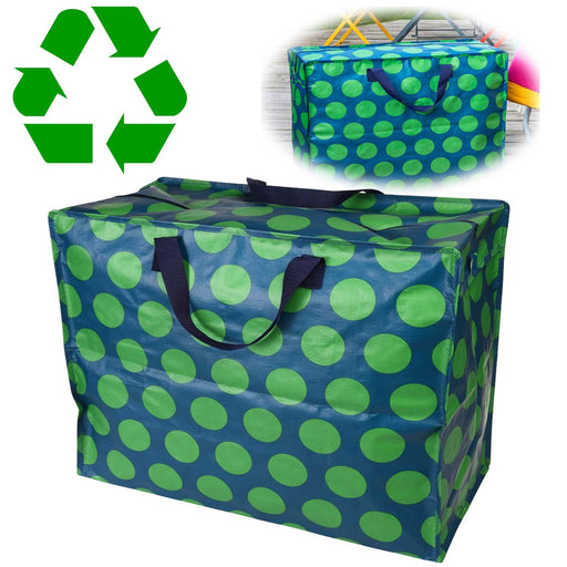 KI-generiertes Bild XXL Jumbo Bag Green Spotlight 55cm Kunststoff Aufbewahrungstasche Einkaufstasche