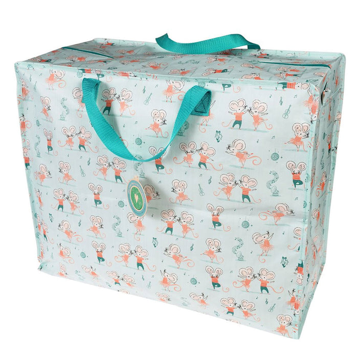 KI-generiertes Bild,XXL Jumbo Bag Mimi Milo Mäuse 55cm Aufbewahrungstasche Einkaufstasche