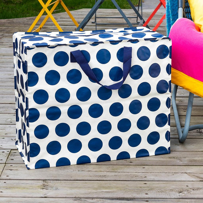KI-generiertes Bild,XXL Jumbo Bag Navy Blue Spotlight 55cm Aufbewahrungstasche Einkaufstasche