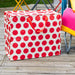 KI-generiertes Bild,XXL Jumbo Bag Red Spotlight 55cm Aufbewahrungstasche Einkaufstasche
