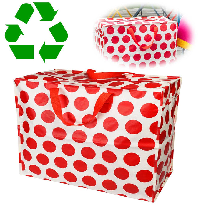 KI-generiertes Bild XXL Jumbo Bag Red Spotlight 55cm Kunststoff Aufbewahrungstasche Einkaufstasche
