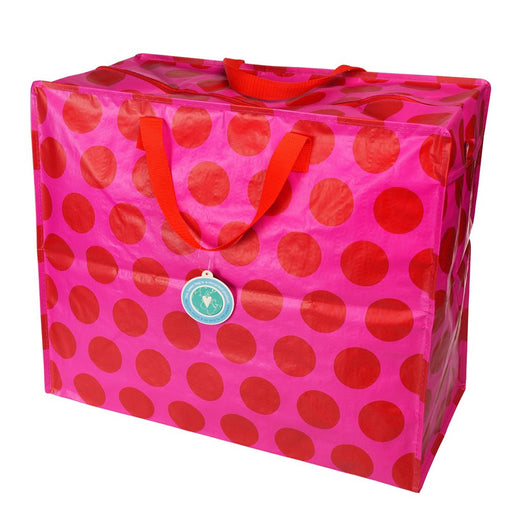 KI-generiertes Bild,XXL Jumbo Bag Pink Rot Spotlight 55cm Aufbewahrungstasche Einkaufstasche