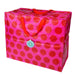 KI-generiertes Bild,XXL Jumbo Bag Pink Rot Spotlight 55cm Aufbewahrungstasche Einkaufstasche