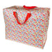 KI-generiertes Bild,XXL Jumbo Bag Tilde bunte Blumen 55cm Aufbewahrungstasche Einkaufstasche