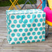 KI-generiertes Bild,XXL Jumbo Bag Turquoise Spotlight 55cm Aufbewahrungstasche Einkaufstasche