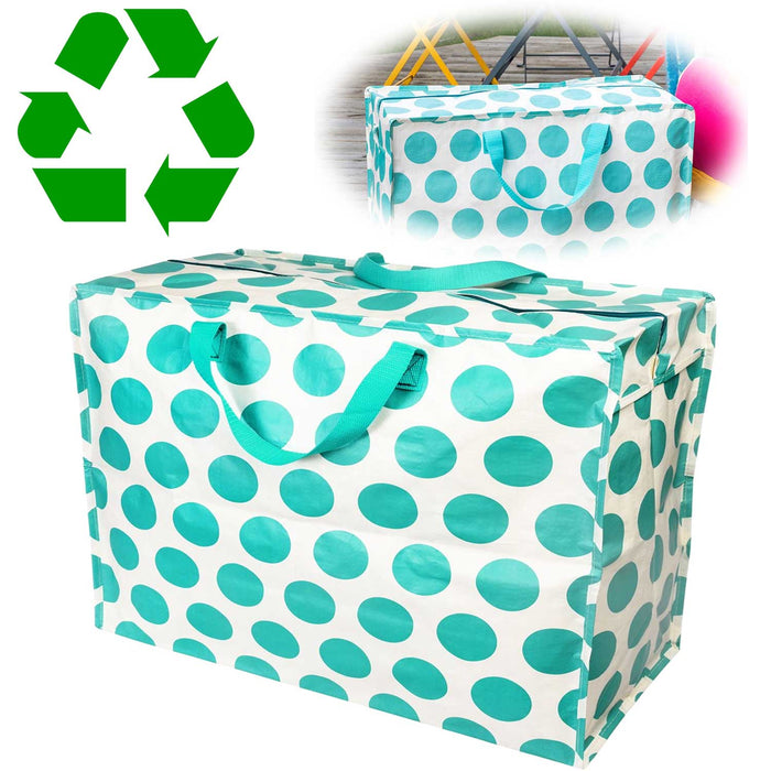 KI-generiertes Bild XXL Jumbo Bag Turquoise Spotlight 55cm Kunststoff Aufbewahrungstasche Einkaufstasche