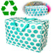 KI-generiertes Bild XXL Jumbo Bag Turquoise Spotlight 55cm Kunststoff Aufbewahrungstasche Einkaufstasche