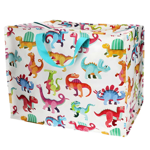 KI-generiertes Bild,XXL Jumbo Bag Baby Dinos Dinosaurier 55cm Aufbewahrungstasche Einkaufstasche