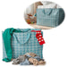 KI-generiertes Bild XXL Jumbo Bag Blue Friendship 55cm Recycelt Kunststoff Aufbewahrungstasche Einkaufstasche