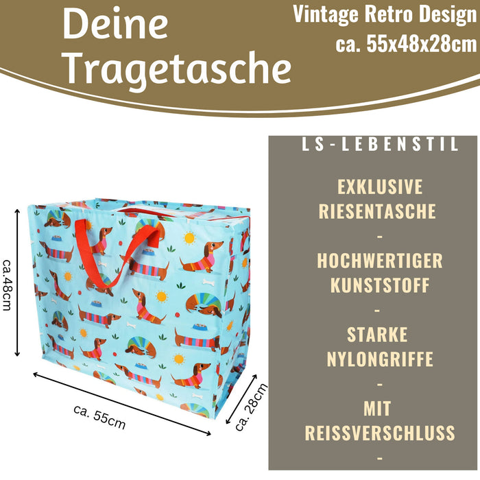 KI-generiertes Bild,XXL Jumbo Bag 55cm Aufbewahrungstasche Einkaufstasche