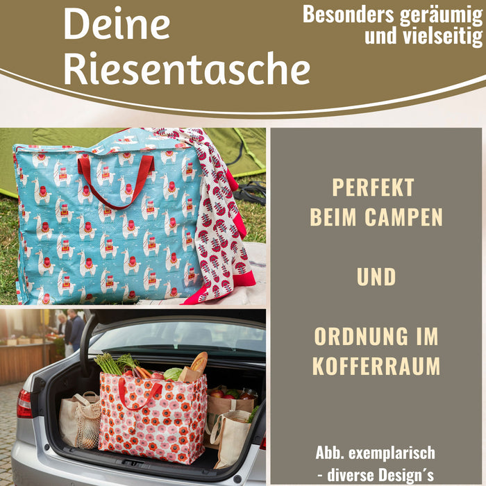 KI-generiertes Bild,XXL Jumbo Bag Cherry - Kirschen 55cm Aufbewahrungstasche Einkaufstasche