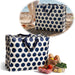 KI-generiertes Bild XXL Jumbo Bag Navy Blue Spotlight 55cm Recycelt Kunststoff Aufbewahrungstasche Einkaufstasche