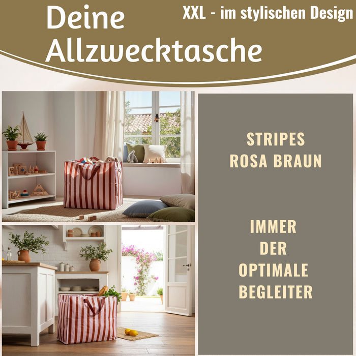 KI-generiertes Bild,XXL Jumbo Bag 55cm Aufbewahrungstasche Einkaufstasche