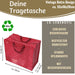 KI-generiertes Bild,XXL Jumbo Bag Dot´s Rot Weiß 55cm Aufbewahrungstasche Einkaufstasche