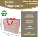 KI-generiertes Bild,XXL Jumbo Bag Tilde bunte Blumen 55cm Aufbewahrungstasche Einkaufstasche