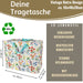 KI-generiertes Bild,XXL Jumbo Bag Wild Flowers 55cm Aufbewahrungstasche Einkaufstasche
