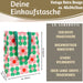 KI-generiertes Bild,Shopper Einkaufstasche Daisy Pink Grün faltbar Strandtasche Tragetasche