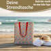 KI-generiertes Bild,Shopper Einkaufstasche Tilde Blumen faltbar Strandtasche Tragetasche