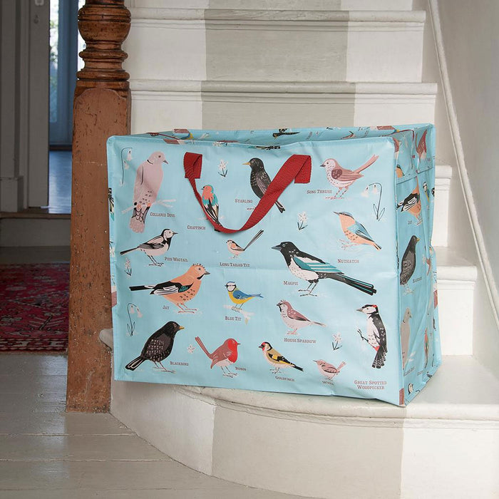 KI-generiertes Bild,XXL Jumbo Bag Garden Birds 55cm Aufbewahrungstasche Einkaufstasche