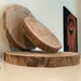 KI-generiertes Bild,Rindenbrett Baumscheibe Rund Holz Ø 18-25cm Astscheibe Rindenscheibe